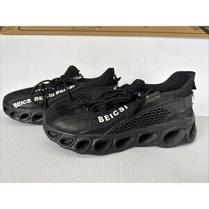 BEICSI Women's Sneakers Sz 40 - 9US- Black And White